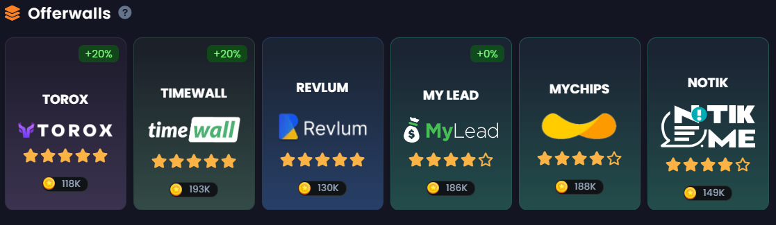 Offerwalls